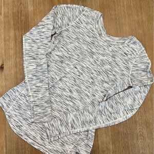 lululemon athletica Gray Long Sleeve Tee